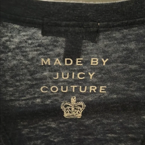 Navy Juicy Courture racer back top size L - Picture 5 of 7